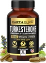 Earth Elixir Turkesterone 840 mg (90 Capsules) – Made in USA - 3rd Party Tested - 100% Pure Turkesterone Supplement for Men & Women - Ajuga Turkestanica Extract - Increase Natural Energy & Strength 2