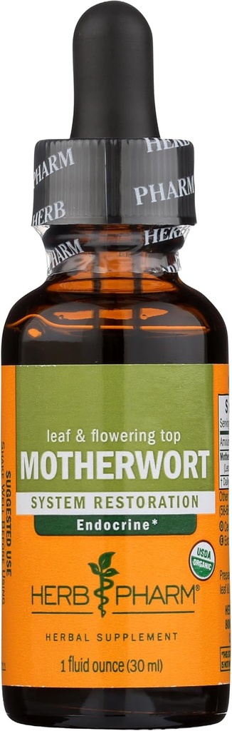 Herb Pharm Certified Organic Motherwort Liquid Extract for Endocrine System Support - 1 Ounce 5