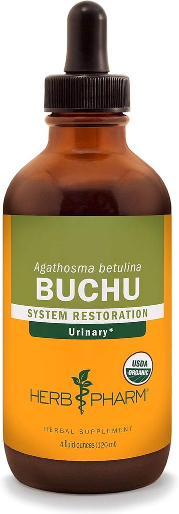 Herb Pharm Certified Organic Buchu Liquid Extract for Urinary System Support - 4 Ounce 2