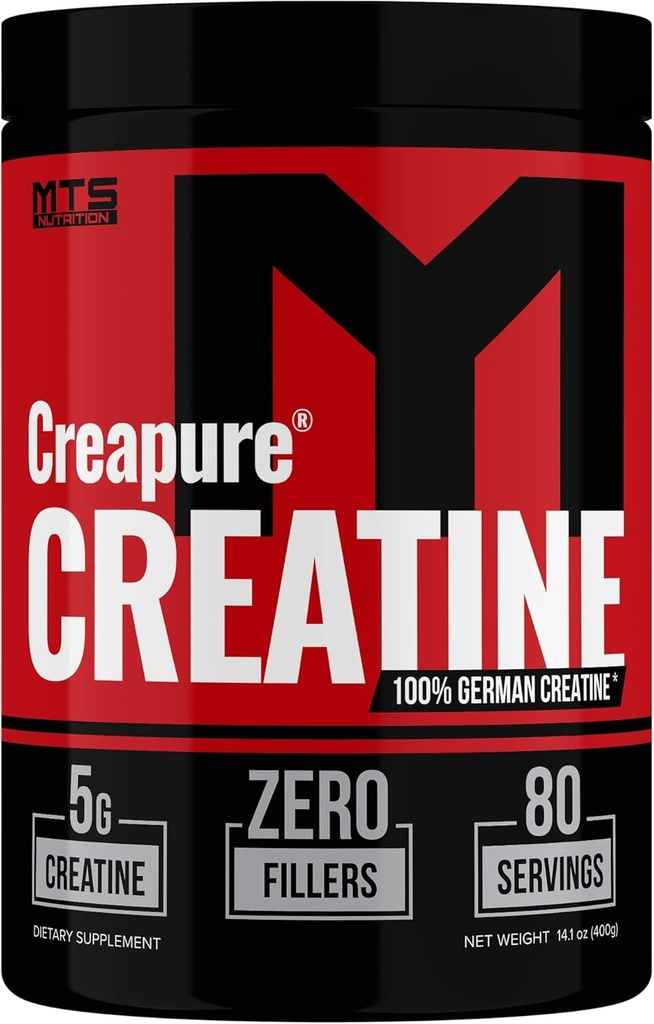 MTS Nutrition Creapure Creatine Powder - Muscle Growth & Recovery Supplement - 80 Servings Unflavored 2