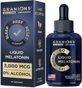 Liquid Melatonin 3mg - Liquid Sleep Aid for Adults & Kids 6 Years and Up - Sublingual Melatonin Drops for Quick Sleep and Refreshing Rest for Longer - 60ml 60 Days Raspberry Vanilla Flavor Melatonina 2