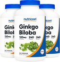 Nutricost Ginkgo Biloba 120mg; 240 Capsules (3 Bottles) 2