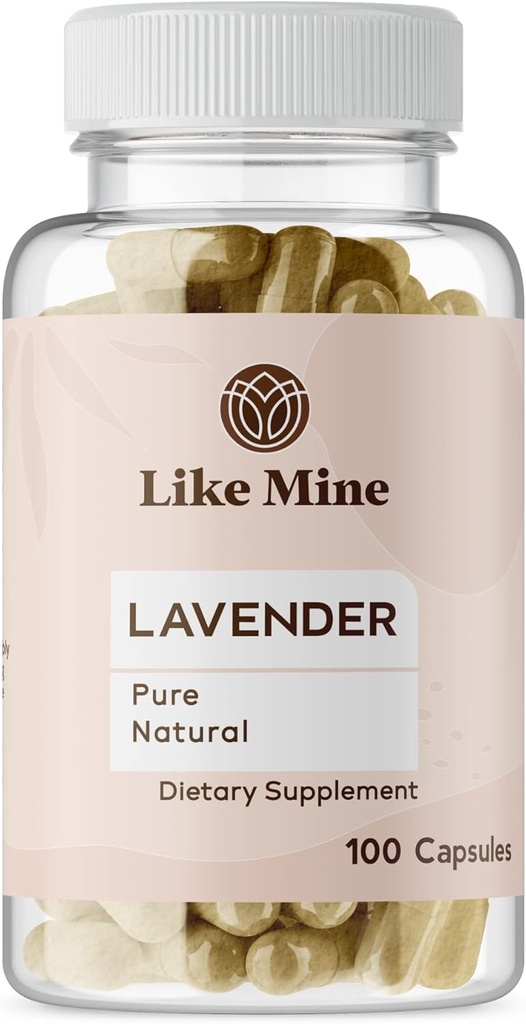 Like Mine Lavender Extract (100 Capsules), Pure & Natural, Herbal Supplement, No Fillers 2