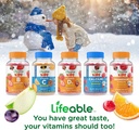 Lifeable Zinc Kids + Multivitamin Kids, Gummies Bundle - Great Tasting, Vitamin Supplement, Gluten Free, GMO Free, Chewable Gummy 6