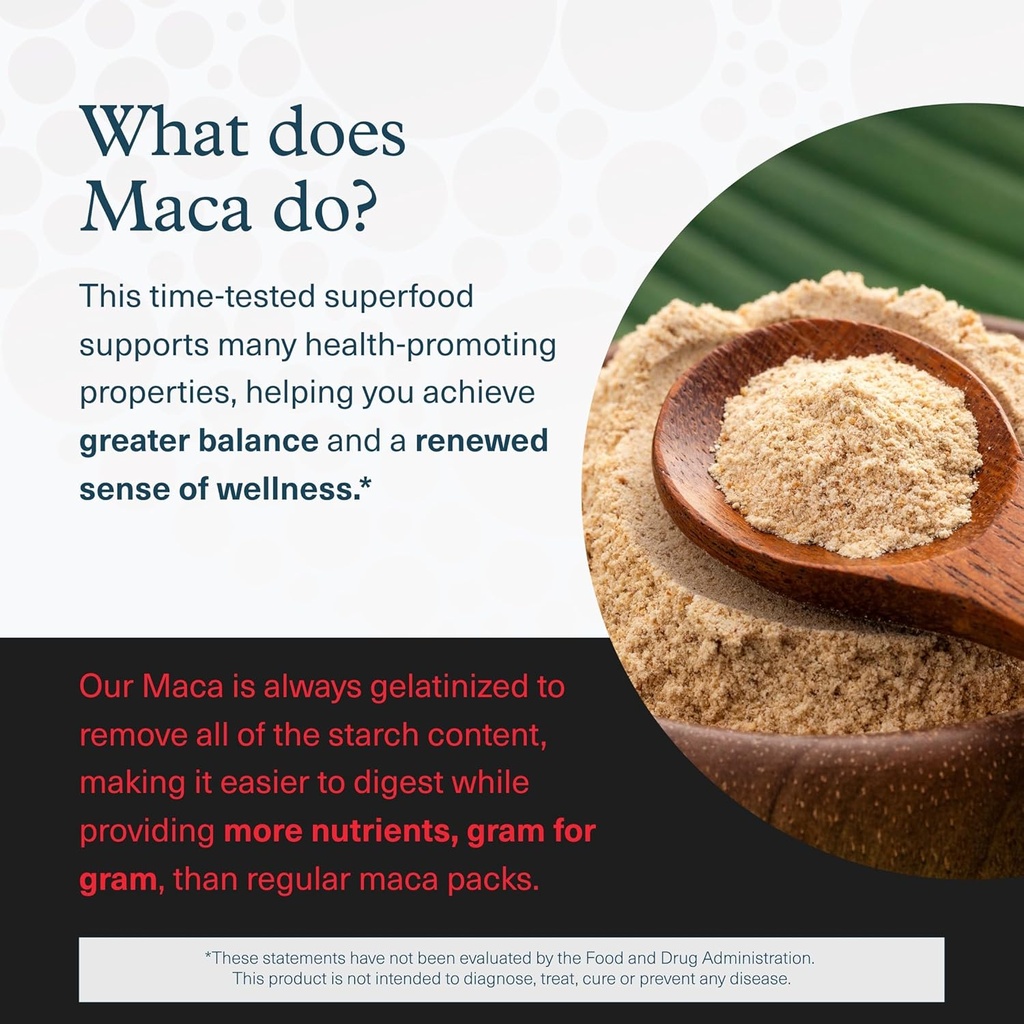 Youtheory Men's Maca - Vegan Maca Supplement for Men - Supports Energy, Stamina & Endurance* - Dairy, Soy & Gluten Free - 120 Vegetable Capsules 5