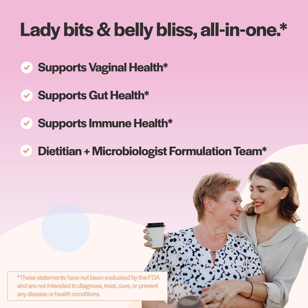Postbiotic and Probiotics for Women Digestive Health & Vaginal Nutritional Supplements | 20 Billion CFU | 10 Billion CFU Per Capsule | 8 Unique Strains Per Serving | Delayed Release | 30 Servings 4