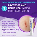 Cicatricure Skin Recovery Kit: Advanced Scar Gel & Open Wound Care Antibiotic Ointment, Reduces Stretch Marks, Surgical & Acne Scars, Treats Cuts & Burns, 1 oz Each - for Adults & Kids 4