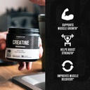 Jacked Factory Creatine Monohydrate Powder 150g - 5g Daily Creatine Supplement for Men and Women, Vegan-Friendly, Third-Party Tested - 30 Servings, Unflavored 5