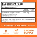 Qunol Turmeric Curcumin Supplement, Turmeric 1000mg With Ultra High Absorption, Joint Support Supplement, Extra Strength Turmeric Capsules, 2 Month Supply, 120 Count (Pack of 1) 4