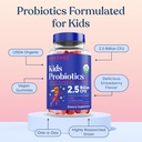 LOVEBUG Kids Probiotic Gummies – Organic Chewable Probiotics for Kids Aged 4+, Soil- Based Children’s Probiotic for Gut Health,Constipation,Digestive & Immune Support, Vegan, 30 Chews, Strawberry 5