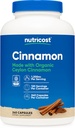 Nutricost Cinnamon Capsules (240 Capsules) 1200mg per Serving - Gluten-Free 2
