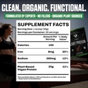 vedge Vegan Protein Powder - Plant Protein Powder with Pea, Pumpkin & Sunflower - USDA Organic, Amino Acids, Dairy Free, Gluten Free, Soy Free, Keto, Non GMO, Smooth Texture - Chocolate - 20 Servings 4