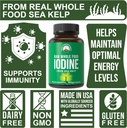 Raw Whole Food Iodine Supplement from Organic Kelp (Ascophyllum Nodosum) by Peak Performance. Potassium Iodide Support Tablets. for Metabolism, Energy, and Immune. 120 Vegan Capsules, Pills. 4