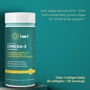Iwi Omega-3 Essential & DHA Omega-3 Bundle, 30 Servings, Vegan Plant-Based Algae Omega 3, Krill & Fish Oil Alternative, No Fishy Aftertaste 5