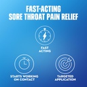 Mucinex Instasoothe Sore Throat Spray for Oral Pain Relief, Throat Numbing Spray with Benzocaine & Menthol Starts to Work on Contact, Cherry Flavor, 3.8 Fl Oz 3