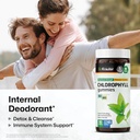 BIO KRAUTER Chlorophyll Gummies - 90 Chews - Chlorophyll Supplements - Natural Skin & Detox Support - Vegan, Pectin Based, Non-GMOs Chews 3