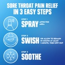 Mucinex Instasoothe Sore Throat Spray for Oral Pain Relief, Throat Numbing Spray with Benzocaine & Menthol Starts to Work on Contact, Cherry Flavor, 3.8 Fl Oz 6