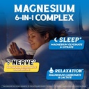Magnesium Complex Supplement 6 in 1, 1160mg Chelated Magnesium for Max Absorption, Help with Better Sleep, Relaxation & Nerve Calm, 240 Vegan Capsules, Non GMO & Gluten Free 4