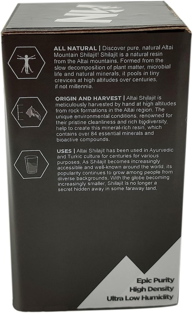 Altai Shilajit | 30g Organic Shilajit Mineral Resin, Naturally Formed - Black Shilajit from The Altai Mountains 6