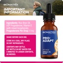 BioMatrix Progesterone, Micronized with Rice Bran Oil and Vitamin E | Bottle is 1/3 Full by Design Pro-Adapt 15 ml | 30-60 Day Supply 5