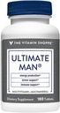 The Vitamin Shoppe Ultimate Man Multivitamin, High Potency Multi - Energy & Antioxidant Blend, Daily Multi-Mineral Supplement for Optimal Men's Health, Gluten & Dairy Free (180 Tablets) 2