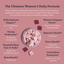 CHEWSY Women's Multivitamin - Immune & Energy Support - 23 Nutrients Including A, B12, C, Folic Acid, Probiotics, Biotin, Cranberry - 30-Day Supply 4