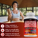 Ceylon Cinnamon, Turmeric, Apple Cider Vinegar, Ginseng, Aloe Vera, Berberine Plus Banaba, Ginger Root - 180 Count 4