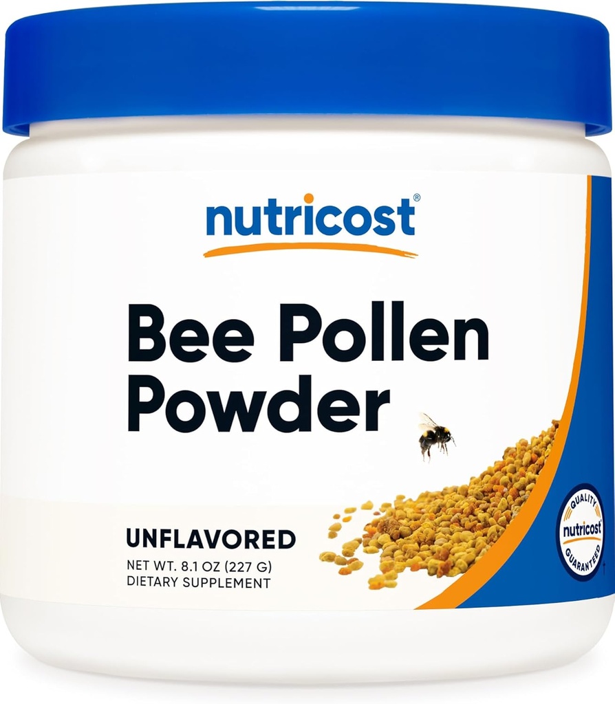 Nutricost Bee Pollen Powder (8 oz) (Unflavored) - 227 Servings, Gluten Free, Non-GMO, Vegetarian Dietary Supplement 2