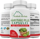 Organic Haritaki Capsules - Improves Digestion - Detoxification & Rejuvenation – Maintains Regularity - Brain Function- 100 Capsules Terminalia chebula | Vegan, Non-GMO 2