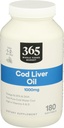 365 by Whole Foods Market, Cod Liver Oil Norwegian 1000Mg, 180 Softgels 2