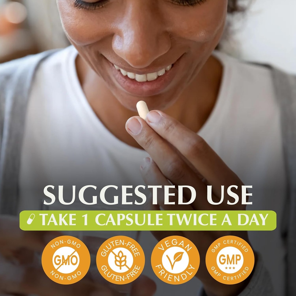 Jiva Botanicals Amla Capsules (Amalaki) - 60 Vegan Capsules - Amla Powder - Indian Gooseberry Supplement for Vitality 6