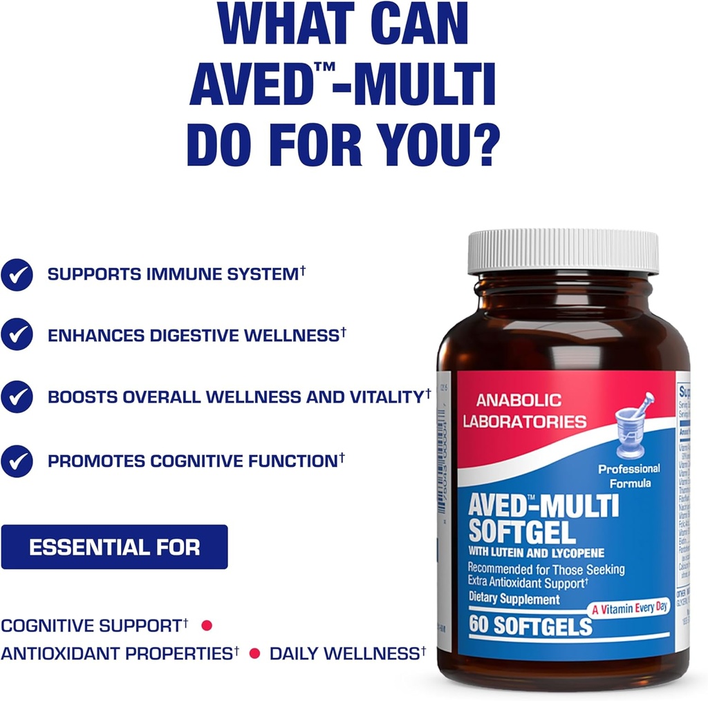 30-in-1 Adult Multivitamin with Iron - Antioxidant Rich Over 50 Multivitamin for Women and Men with Vitamins A C D E B Complex Zinc Magnesium Myo Inositol Lutein Lycopene & More - 1 Month Supply 6