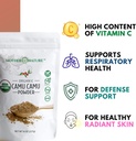 Camu Camu Powder Organic Vitamin C - 8 oz Bag 45 Servings - Raw Camu Camu Berry, Natural VIT C Supplement Powder for Immune Support - Vegan, Non-GMO 5