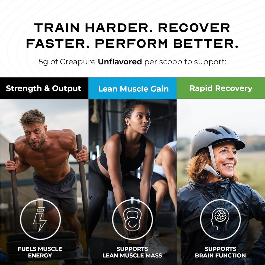 Muscle Feast Creapure Creatine Monohydrate Powder, Vegan Keto Friendly Gluten-Free, Mass Gainer, Muscle Recovery Supplement and Trusted Creatine for Muscle Growth, Creatine Powder, Unflavored, 500g 5