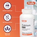 Rugby 600 mg Calcium Tablets - Made with 10 mcg (400 IU) of Vitamin D3 - Dietary Supplement - 150 Tablets 5