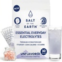 Salt of the Earth Premium Zero-Sugar Electrolyte - Made with Pink Himalayan Salt - Hydration Powder Packets | Premium Ingredients | Keto & Paleo Friendly | 12 Sticks, Unflavored 2