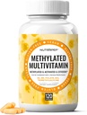 Methylated Multivitamin for Men Women - 5-MTHF Riboflavin Vitamin B2 B6 B12 B Complex Trimethylglycine Methyl Folate L Methylfolate Capsules Supplement 2