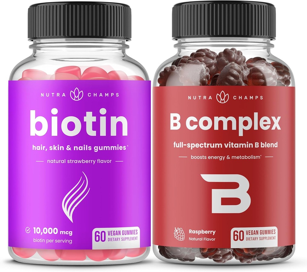NutraChamps Biotin & B Complex Gummies 2