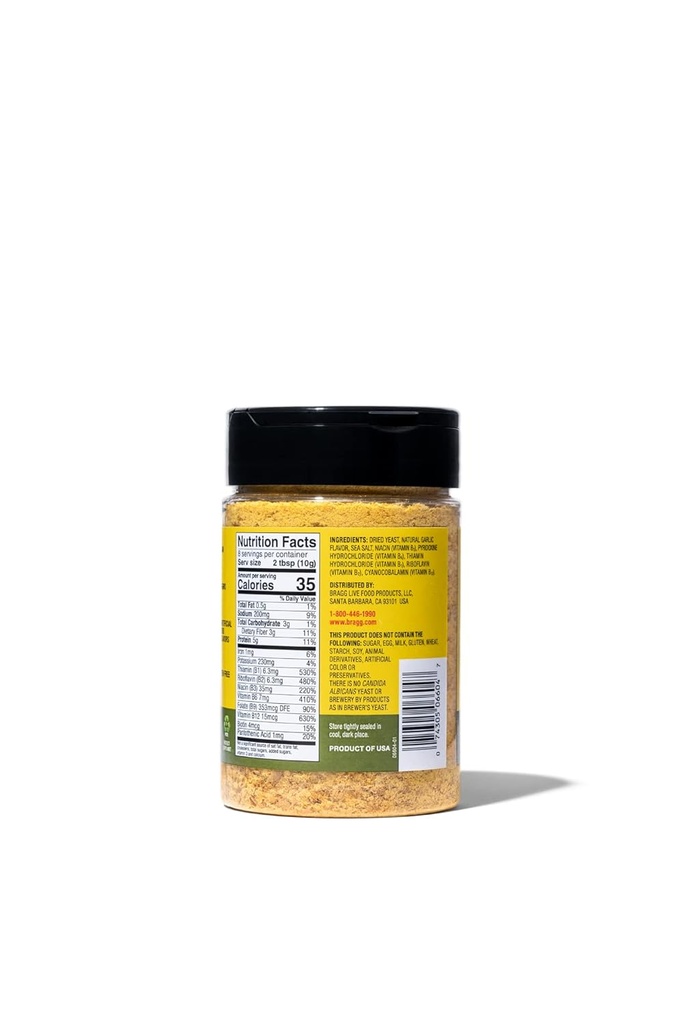 Bragg Nutritional Yeast Seasoning Variety Pack - (2 Pack) 3 oz - Dairy-Free Parmesan Cheese Substitute - Perfect for Salads, Pastas, Popcorn, and More 4