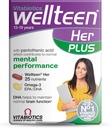 Vitabiotics Wellteen Her Plus Omega-3 - Advanced Nutritional Support for Teenagers and Young Women Ages 13-19 - 56 Tablets and Capsules 2