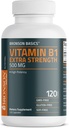 Bronson Vitamin B1 Extra Strength 500 MG High Potency Non-GMO, 120 Capsules 6