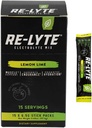 RELYTE Re-Lyte Electrolyte Drink Mix Lemon Lime 15 Servings Packets 3.44 oz. 3