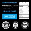 No Sugar Electrolytes Powder Packets | Keto & Fasting Salts Drink Mix | Supplements: The Key Hydration Nutrients Missing from Purified Water | Clean, Unflavored, Calorie Free | 30 Sticks 3