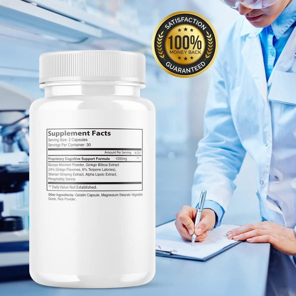 (3 Pack) Neuro Tech IQ Brain Supplement Neurotech Iq Focus Formula Pills (180 Capsules) 3