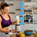 Biotin and Collagen Vitamins + Keratin with Folate - Hair Loss Treatments for Women & Men - Follicle, Skin and Nail Supplements for Hair Growth & Postpartum Support - GMO Free & Gluten Free (120 Caps) 4