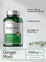 Horbäach Ginger Root Capsules 1500 mg | 150 Pills | Non-GMO, Gluten Free | Ginger Root Extract 5