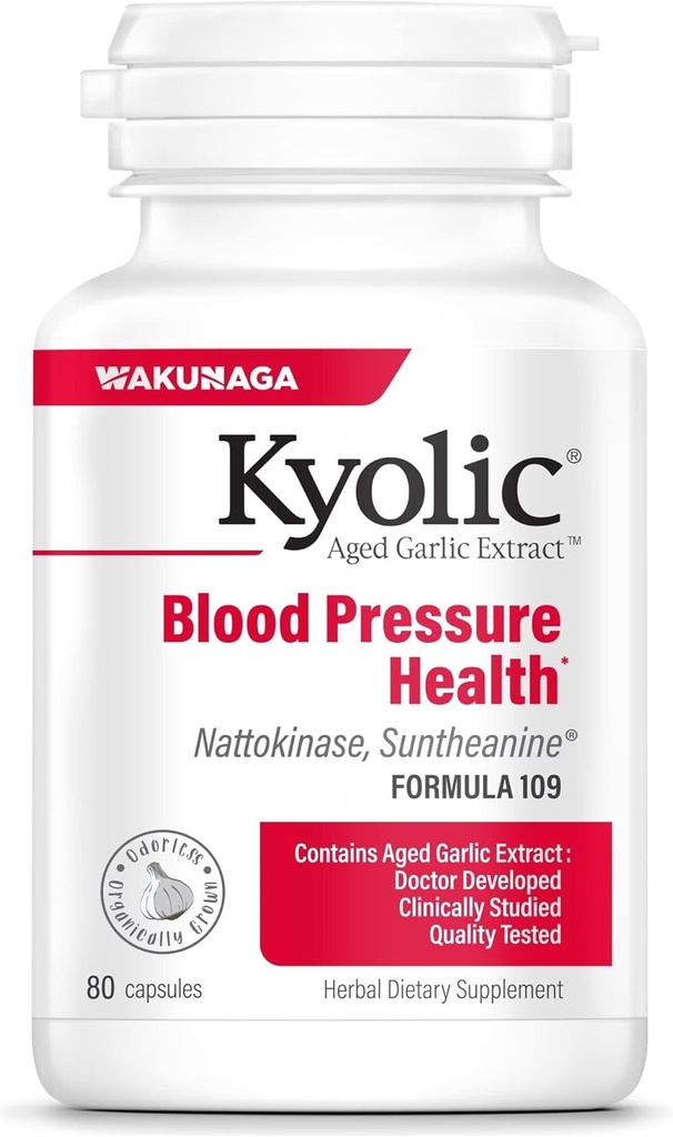 Kyolic Aged Garlic Extract Formula 109, Blood Pressure Health 2