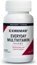 Kirkman - Everyday Multivitamin Without Vitamins A & D - 180 Capsules - Comprehensive Multivitamin - Mineral Support - Hypoallergenic 2