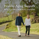 Utzy Naturals GlyNAC+ Supplement | 1,000mg of Glycine & NAC (N-Acetyl cysteine) | with Vitamin B2 Cofactor for Glutathione Production | 90 Capsules 4