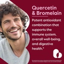 BESTVITE Quercetin with Bromelain 500mg/250mg (120 Vegetarian Capsules) - No Stearates - No Silicon Dioxide - Vegan - Non GMO - Gluten Free 3